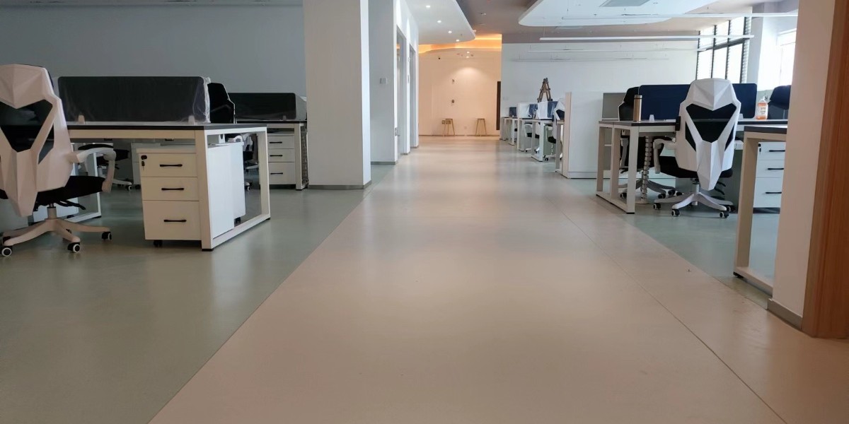 中國醫藥城六期PVC同質透心地板案例